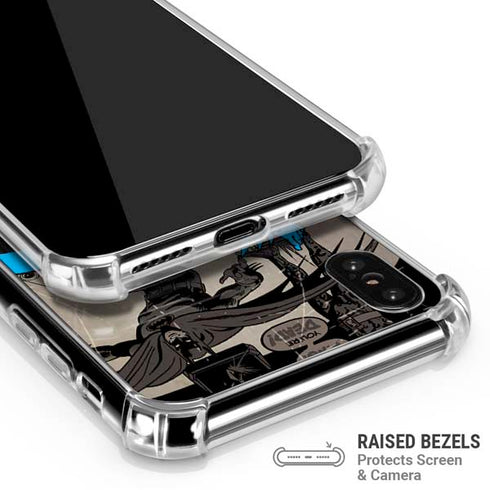 DC Comics Batman Classic Art iPhone XS Max Clear Case